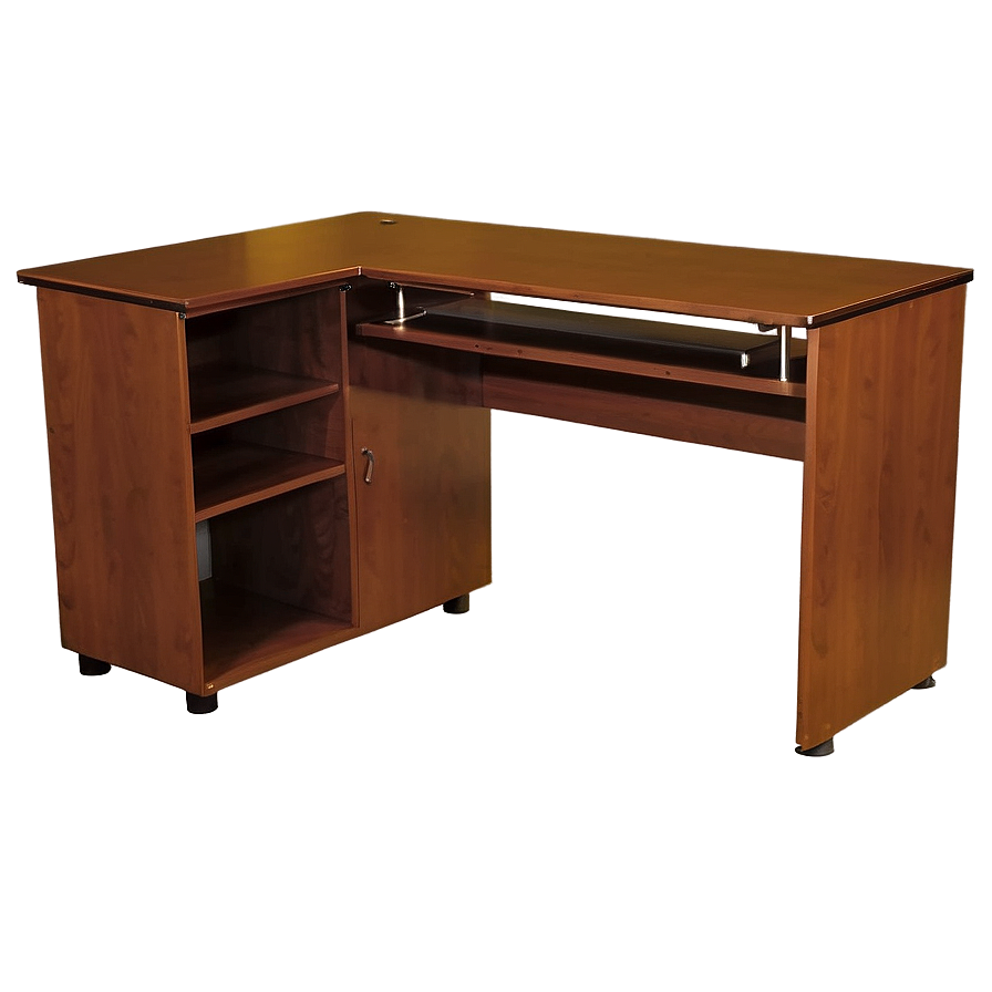 L-shaped Computer Desk Png Hjs PNG