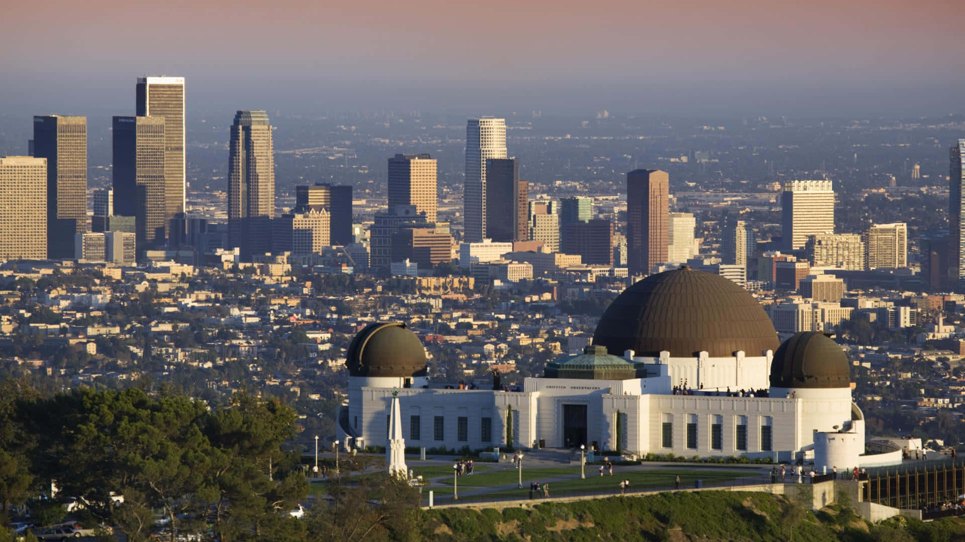 Enjoy the City of Angels from this beautiful view of LA.