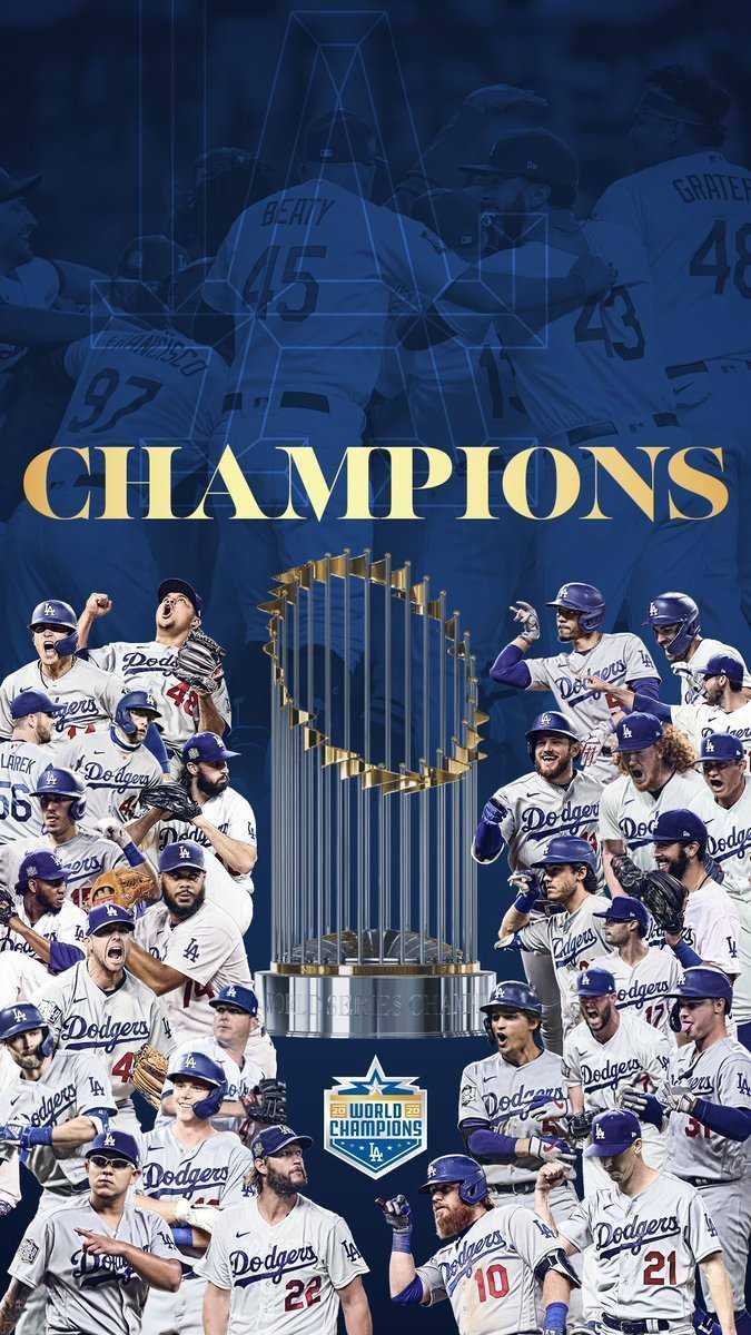 La Dodgers World Champion Wallpaper