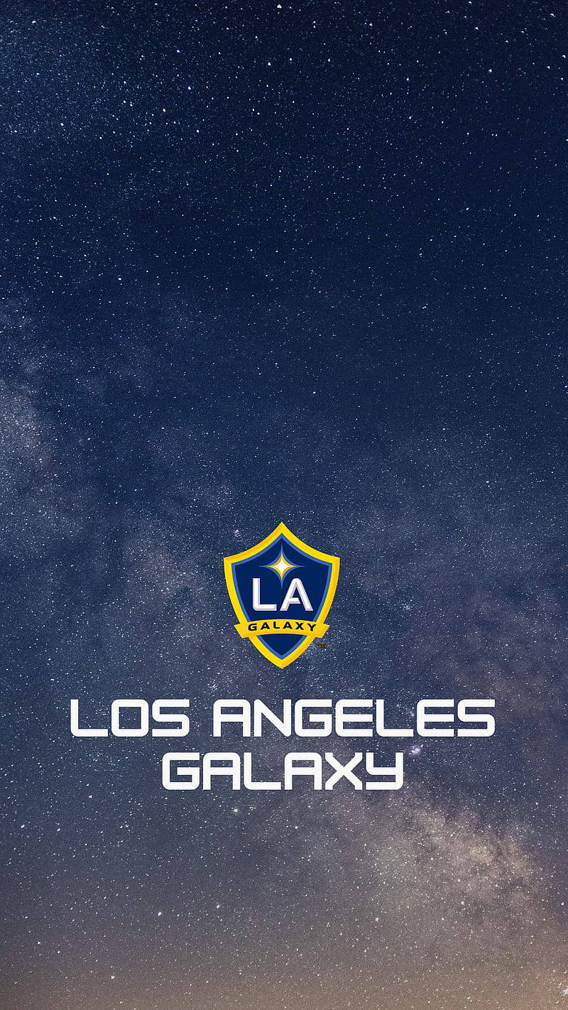 LA Galaxy Beautiful Lock Screen logo Wallpaper