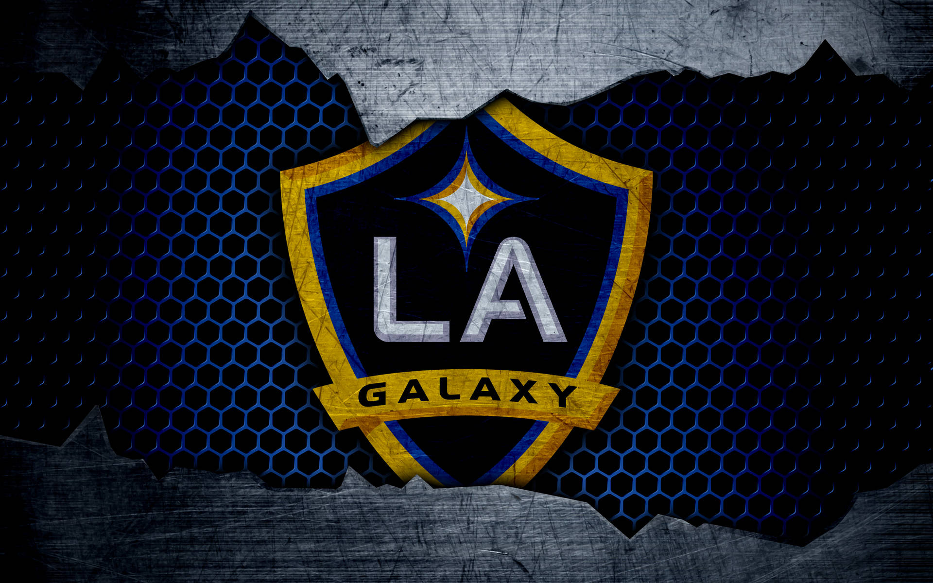 LA Galaxy Teaser Logo Wallpaper