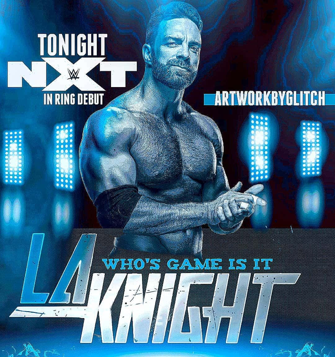 La Knight Dominating in the WWE NXT Ring Wallpaper