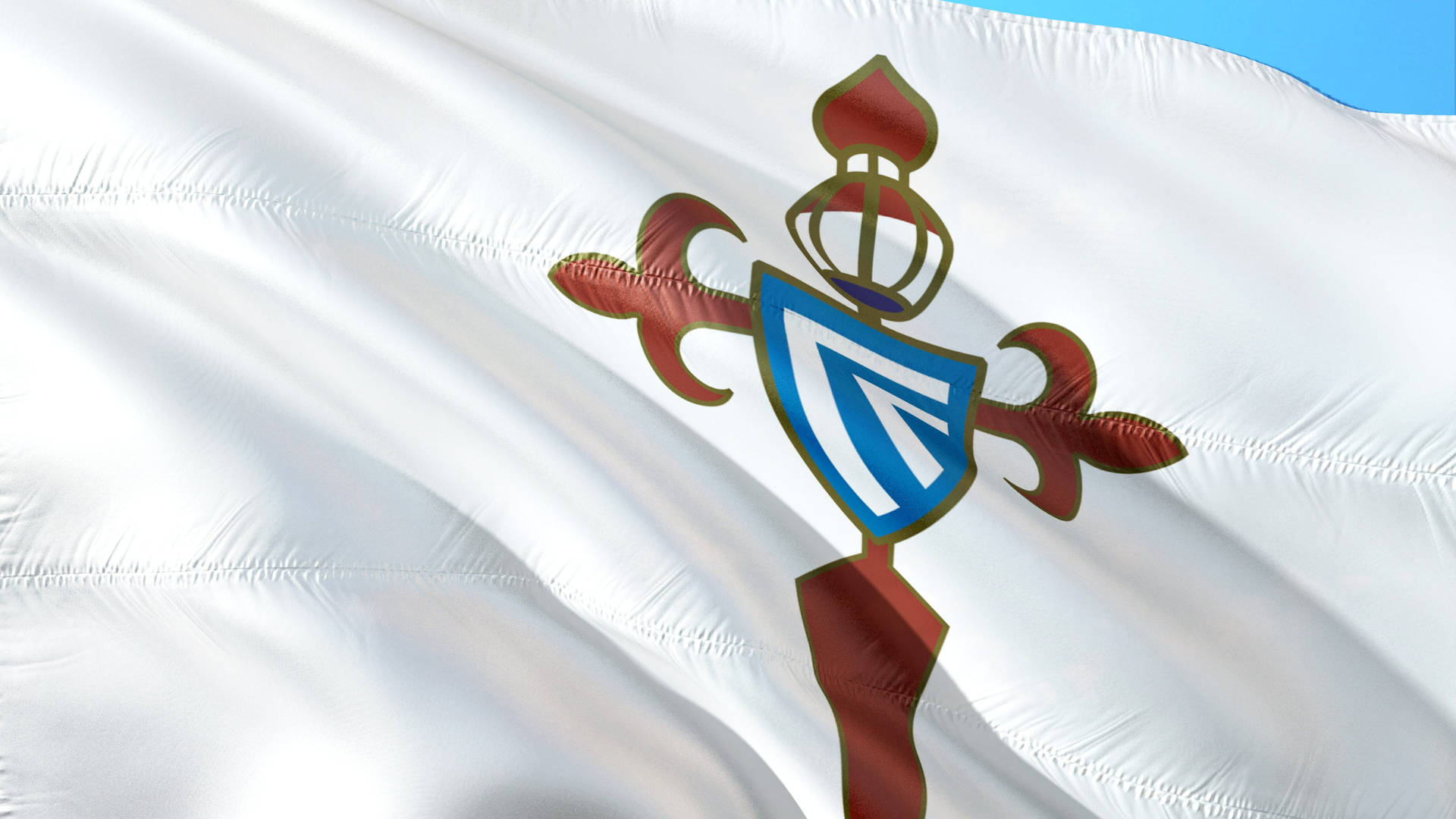 Dieflagge Von Celta De Vigo In Der La Liga. Wallpaper