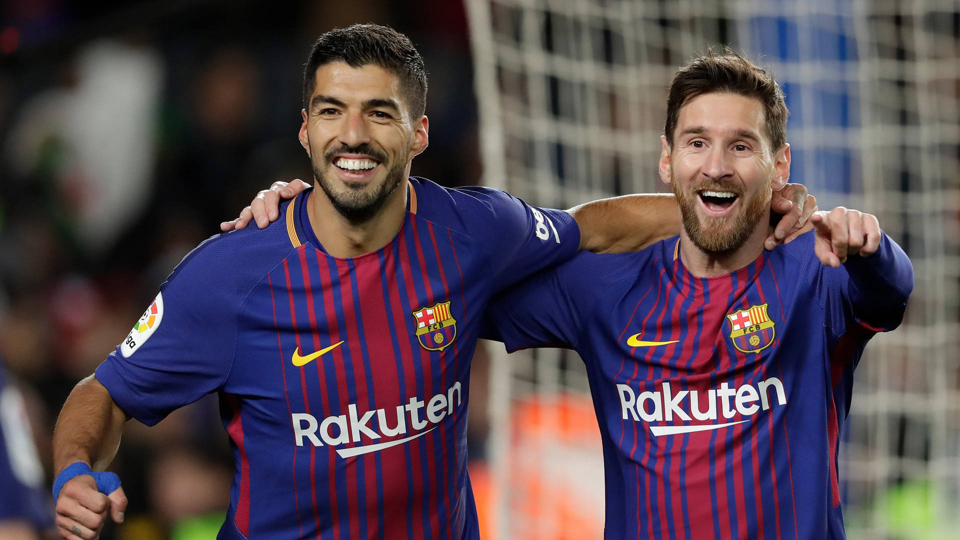 Laliga, Luis Suárez, Lionel Messi Fondo de pantalla