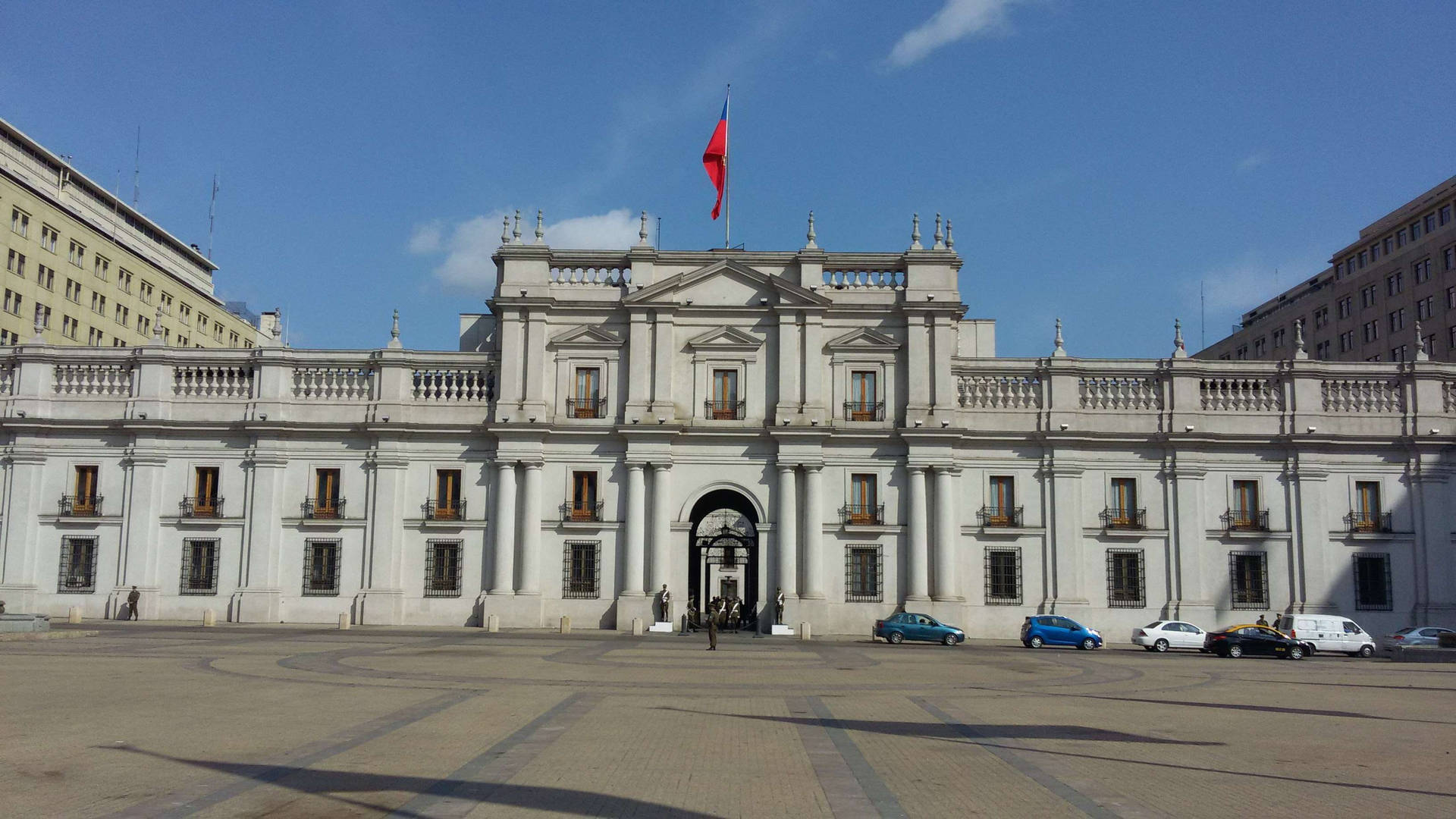 Apalácio La Moneda No Chile. Papel de Parede