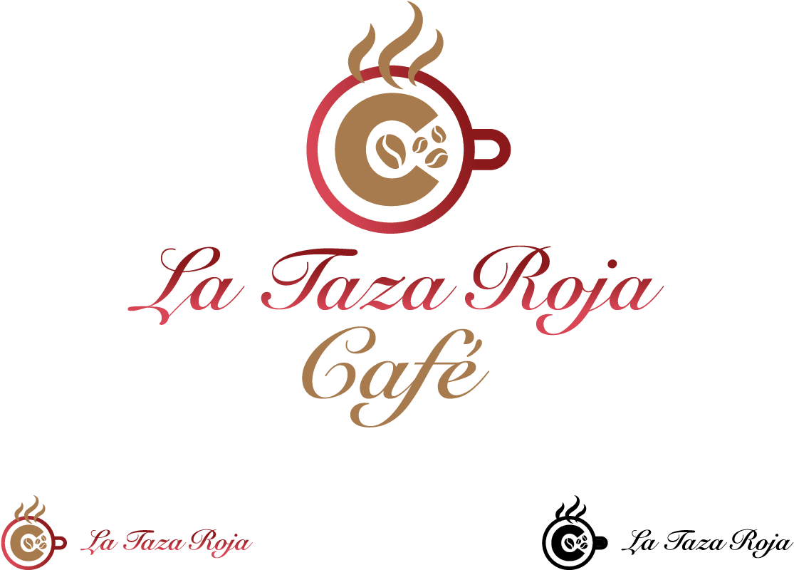 La Taza Roja Cafe Logo PNG