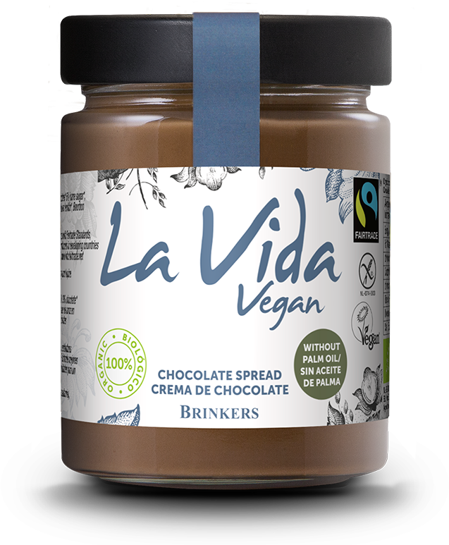 La Vida Vegan Chocolate Spread Jar PNG