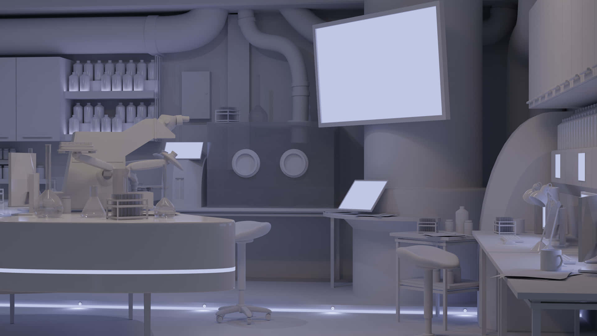 Anime lab | Anime background, Environment concept art, Cool backgrounds