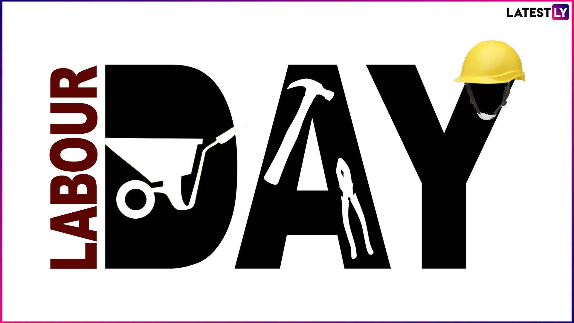 Labor Day Logo In White