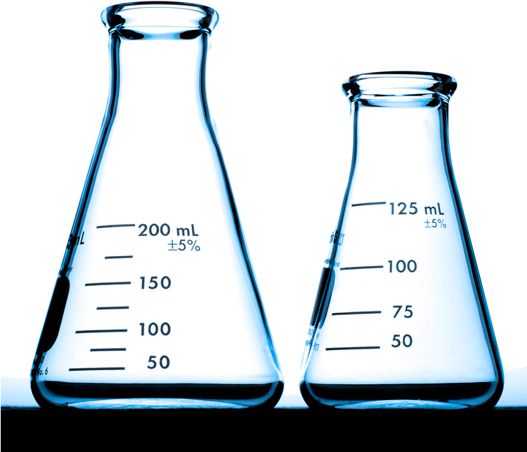 Laboratory Erlenmeyer Flasks PNG