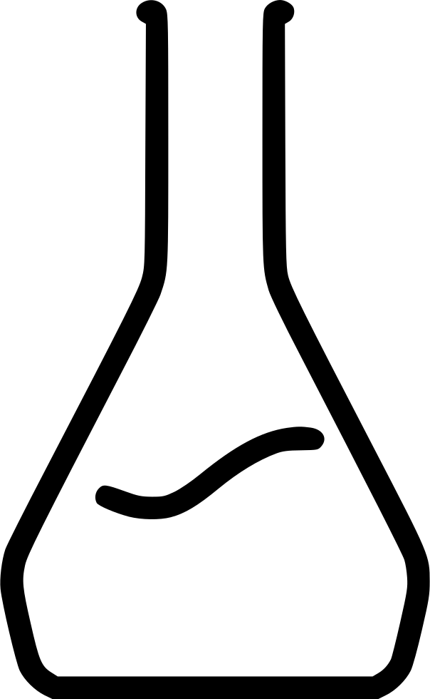 Laboratory Flask Outline PNG