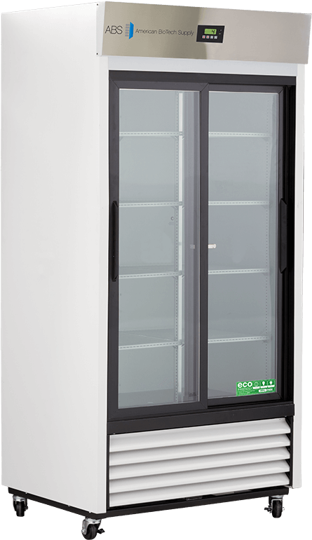 Laboratory Glass Door Refrigerator PNG