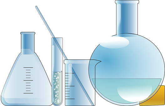 Laboratory Glassware Vector Illustration PNG