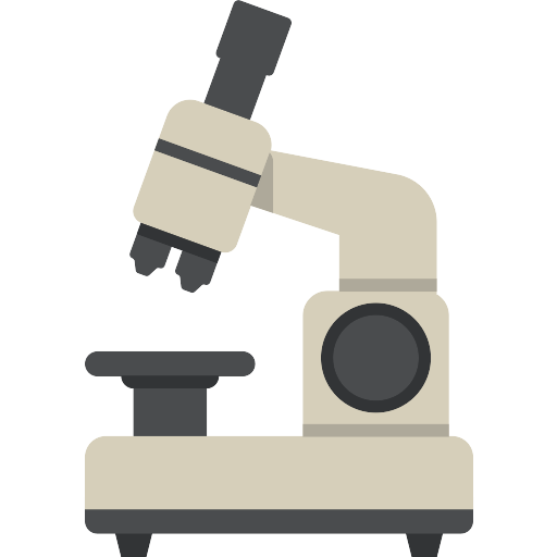 Laboratory Microscope Icon PNG