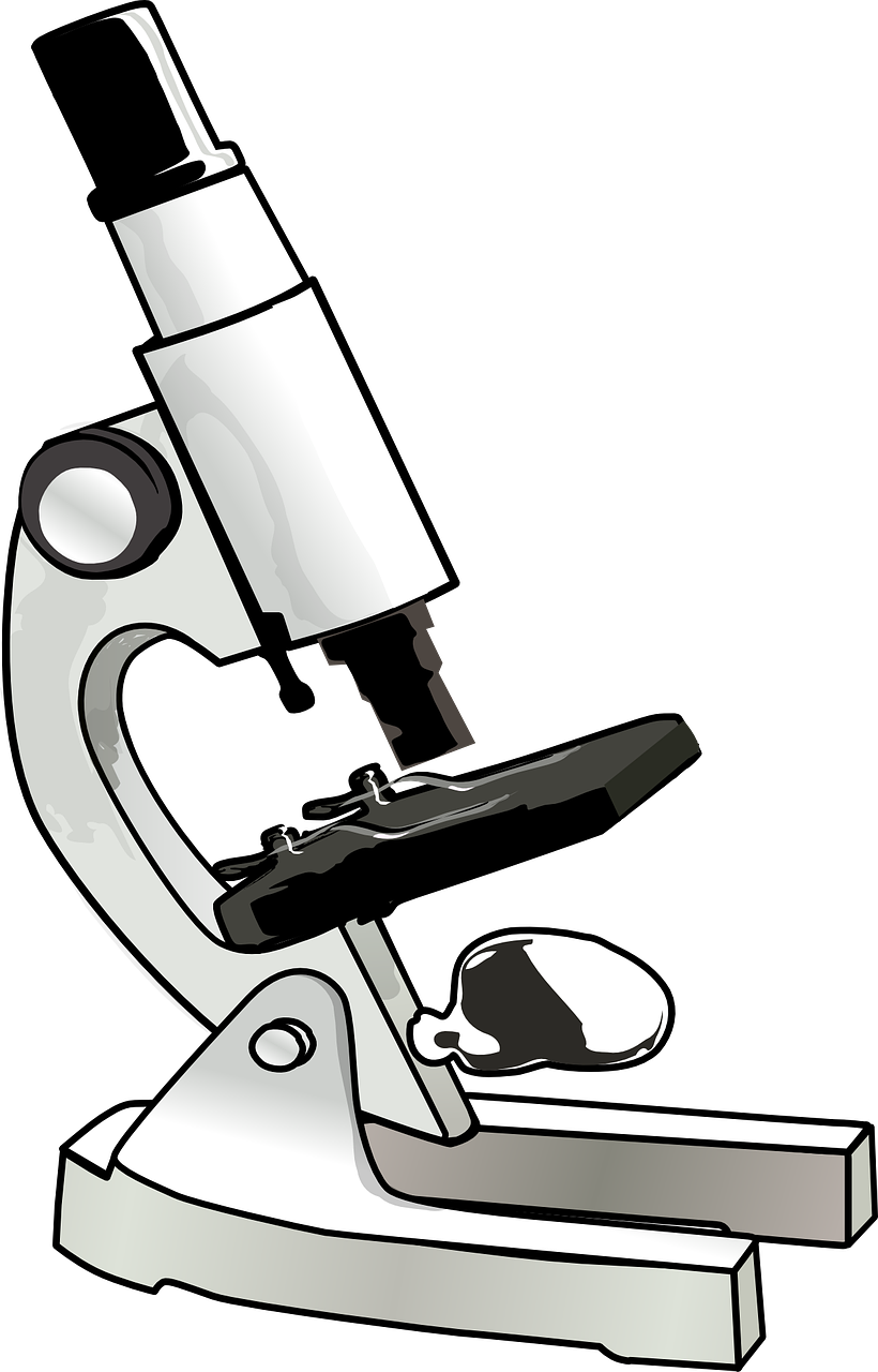 Laboratory Microscope Illustration PNG
