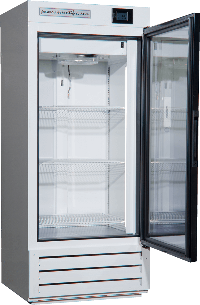 Laboratory Refrigerator Open Door PNG