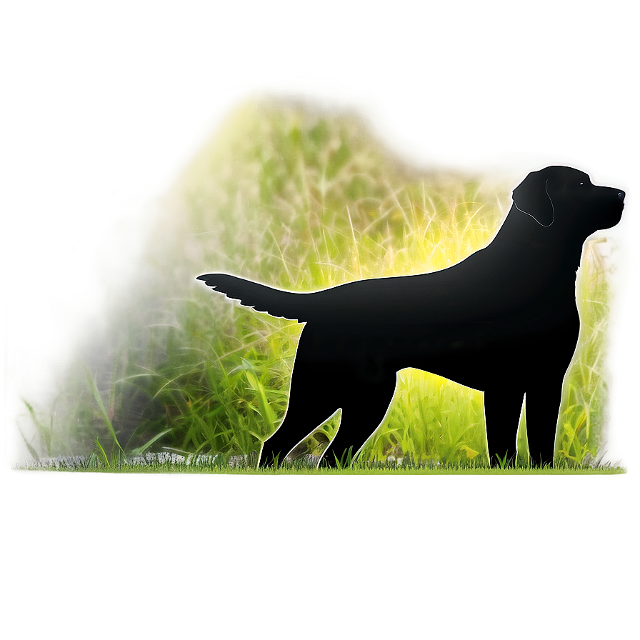 Labrador Dog Silhouette Png Gyo PNG