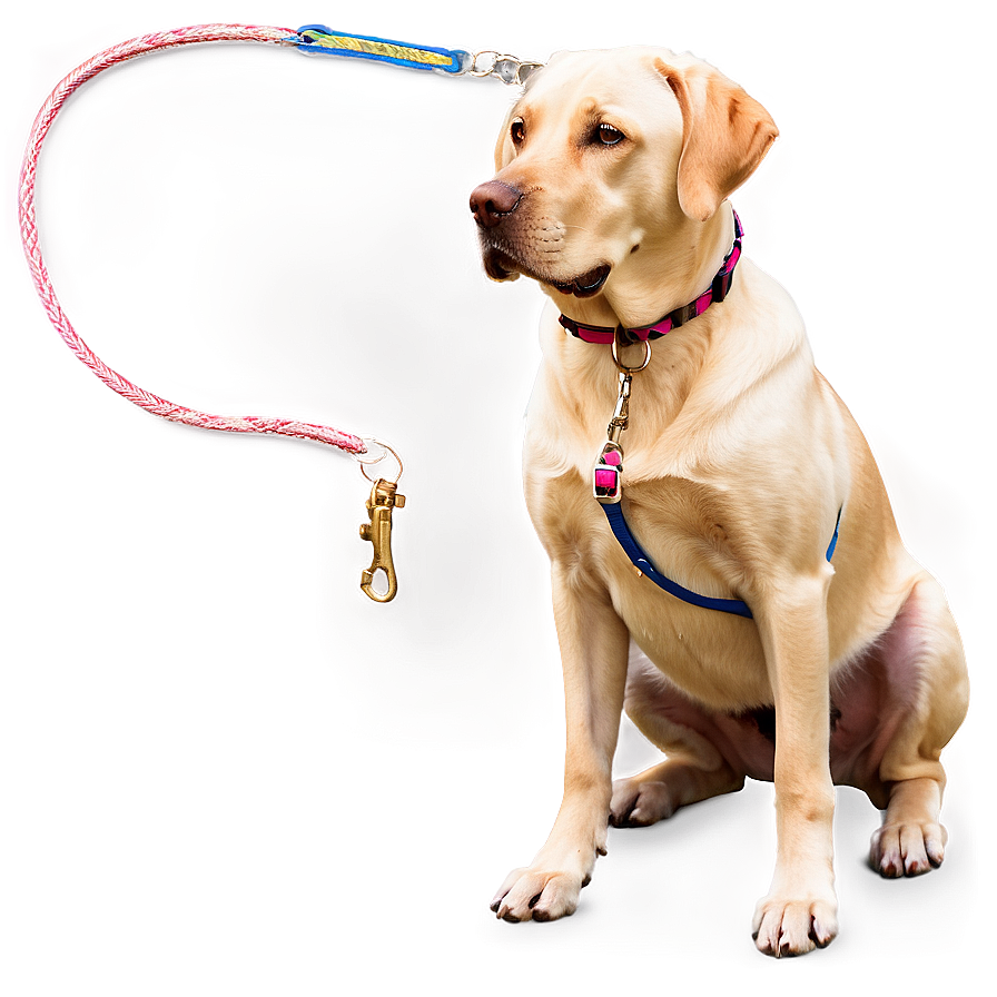 Labrador With Leash Png 06232024 PNG