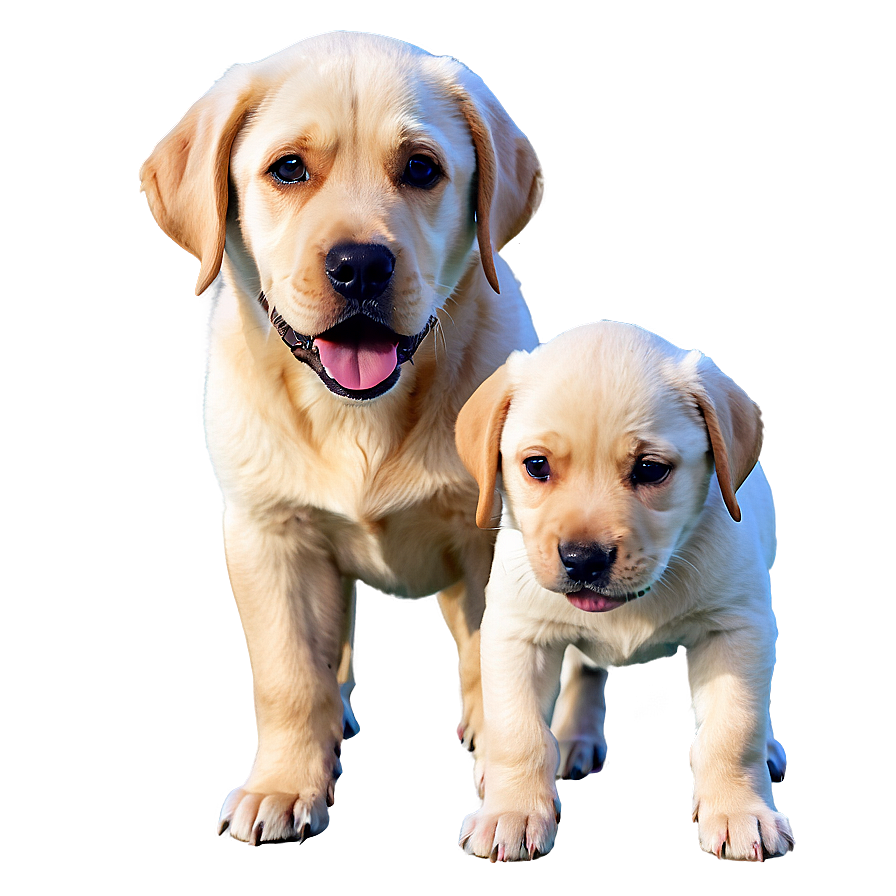 Download Labrador With Puppies Png 78 | Wallpapers.com