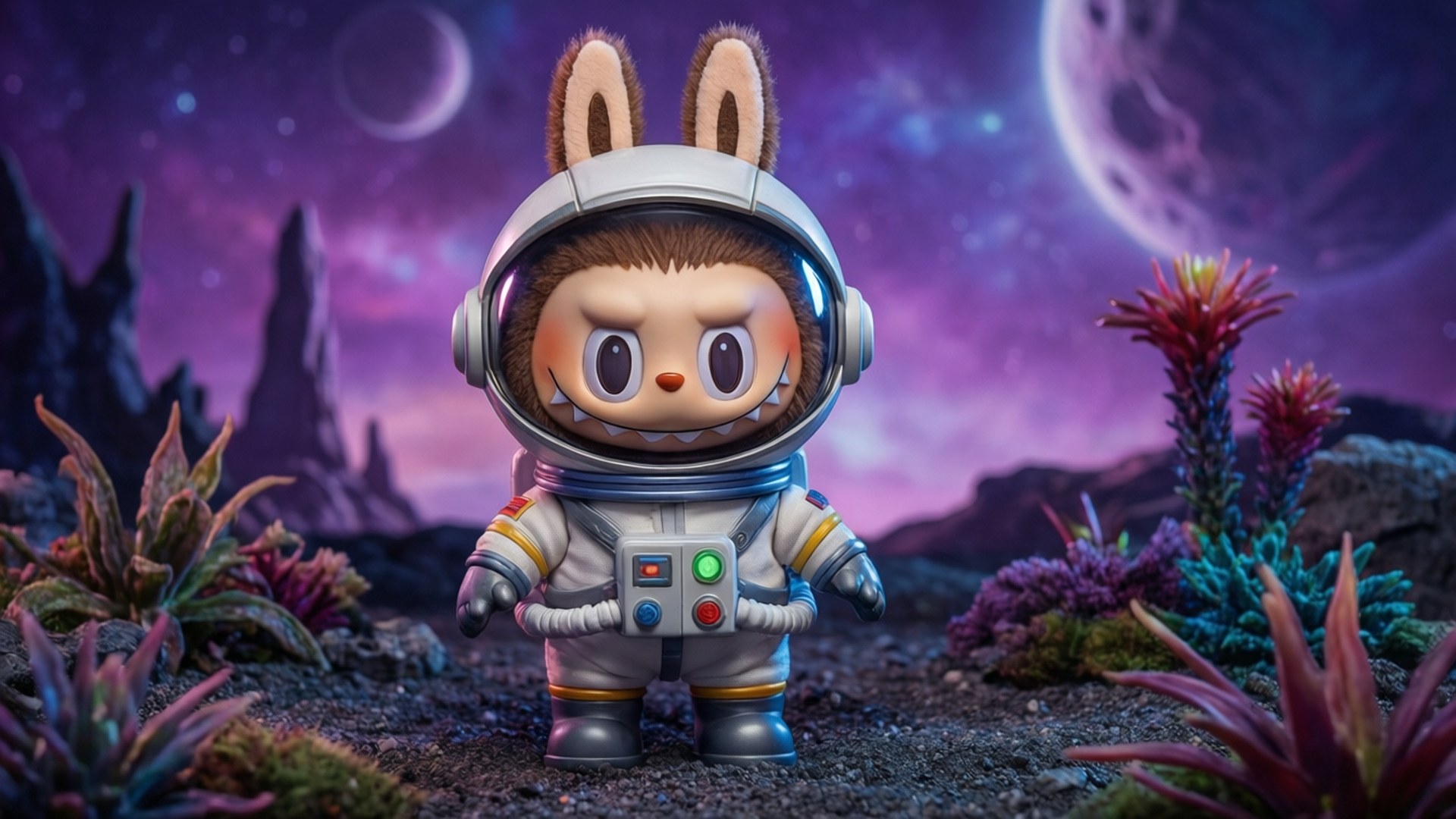 Labubu Alien Planet Achtergronden