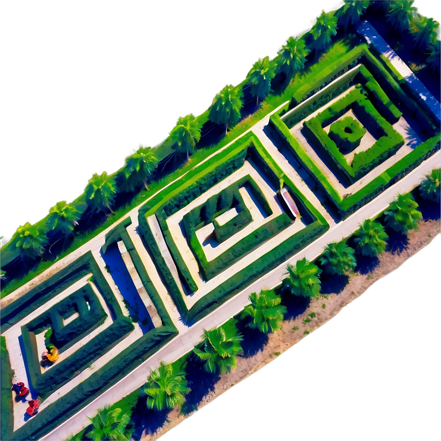 Labyrinth Aerial View Png Dax40 PNG
