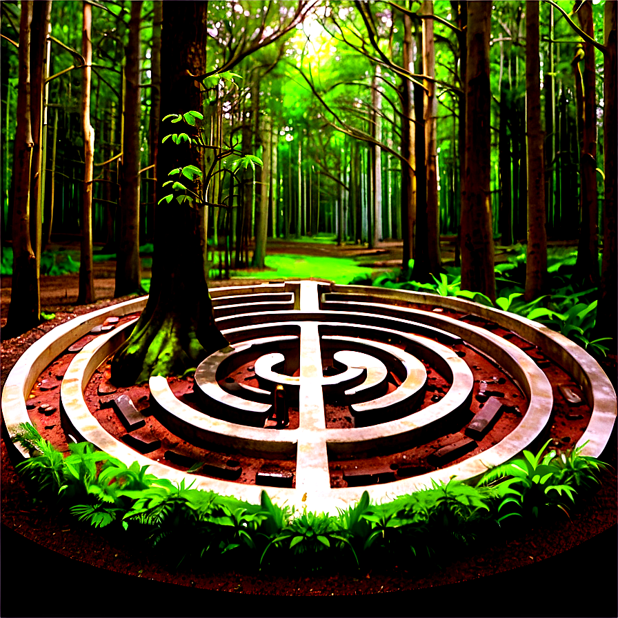 Labyrinth In Forest Setting Png 69 PNG