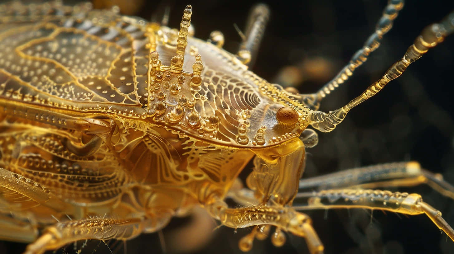 Lace Bug Detailed Macro Photography Wallpaper
