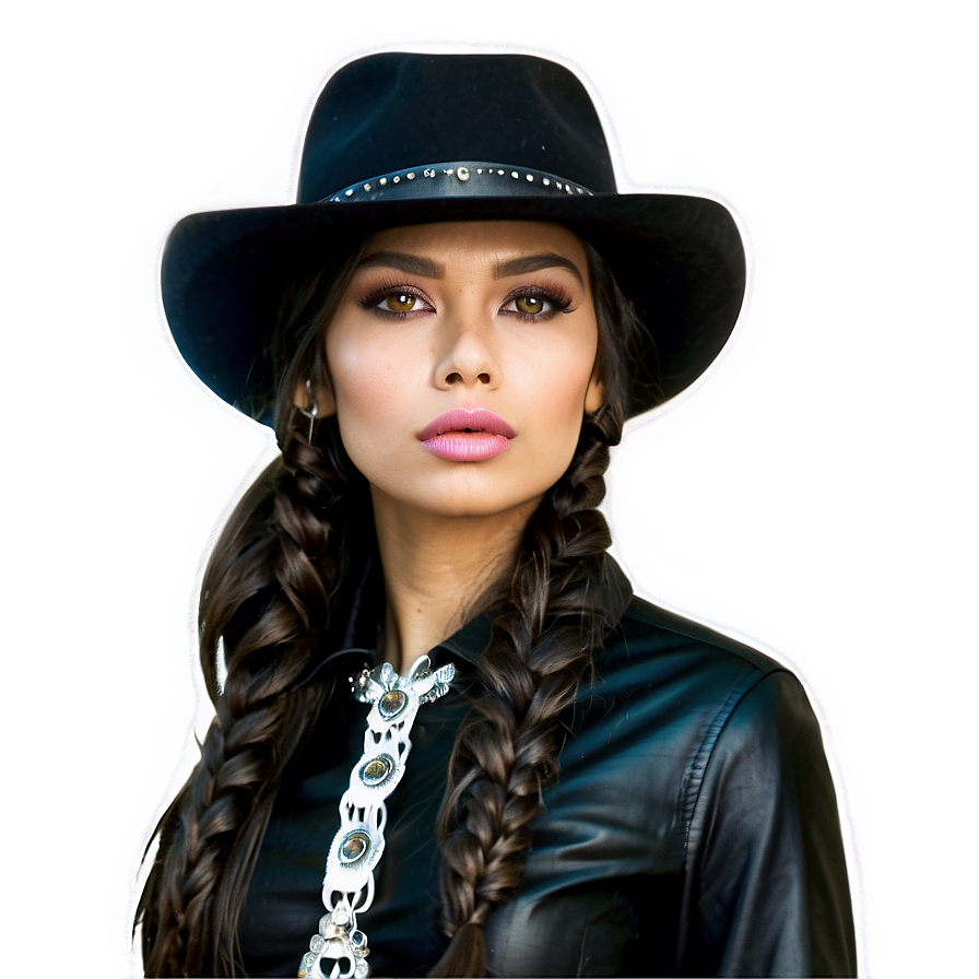 Lace Cowgirl Hat Png 1 PNG