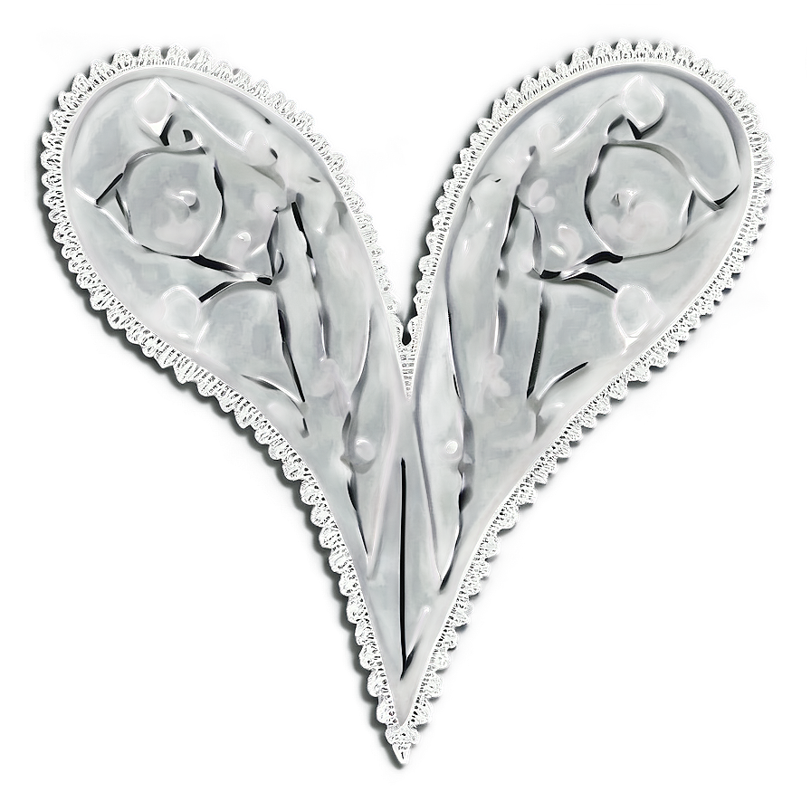 Lace Heart Pattern Png 62 PNG