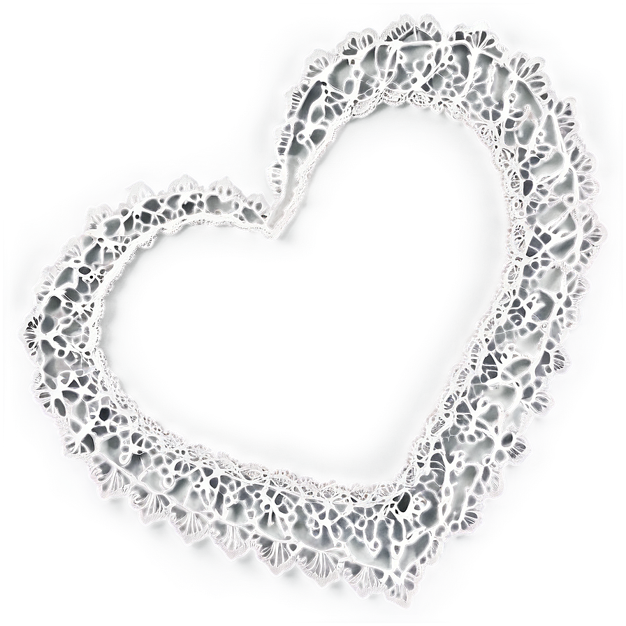 Lace Heart Pattern Png Gsb51 PNG