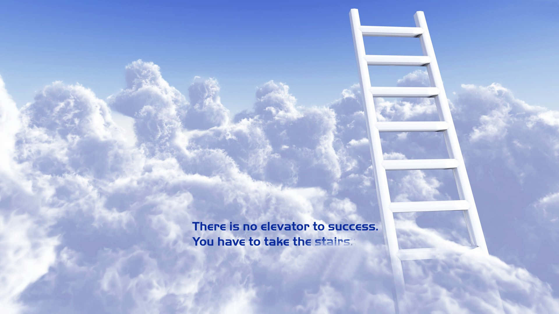 Ladder To Success Quote Wallpaper
