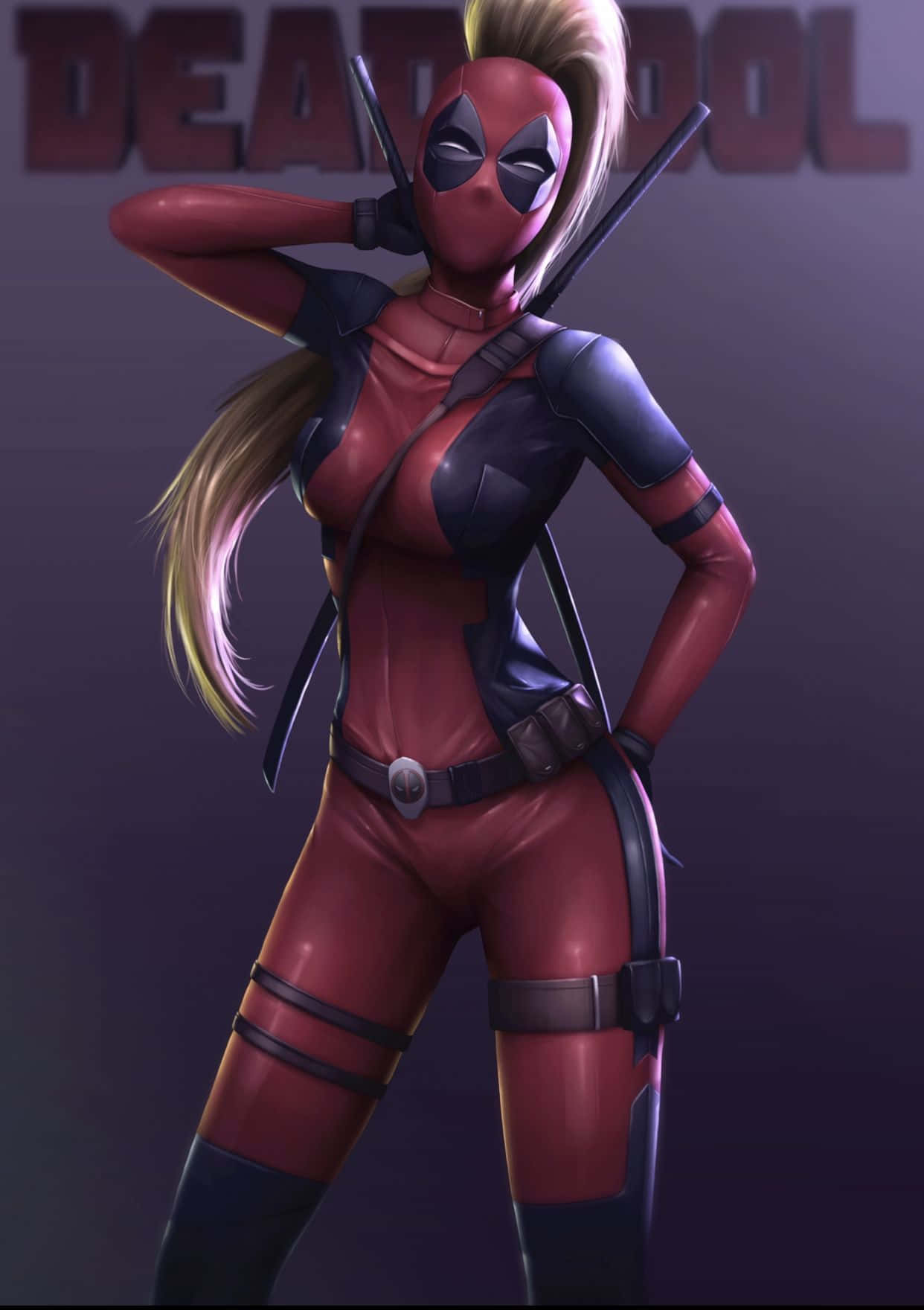 The Unstoppable Lady Deadpool Wallpaper