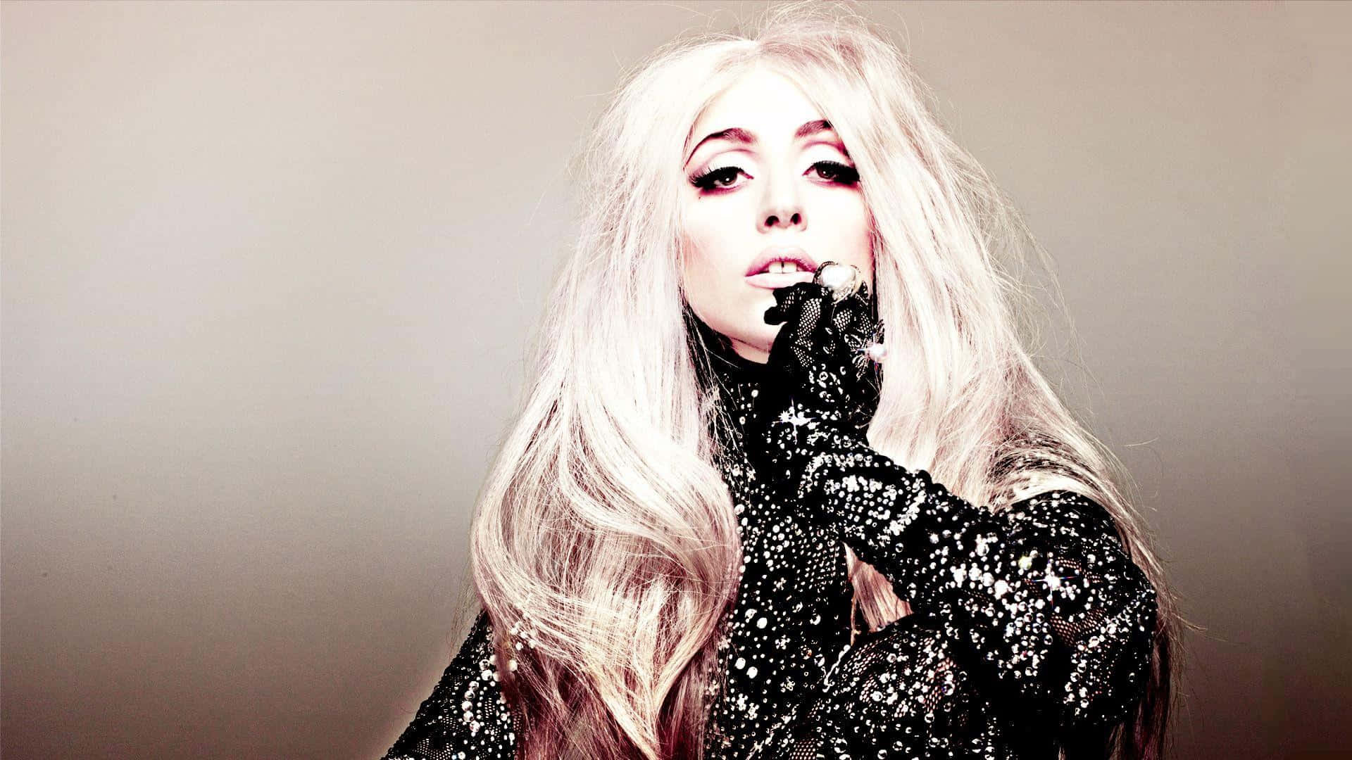 Lady Gaga Performing at an Award Ceremony