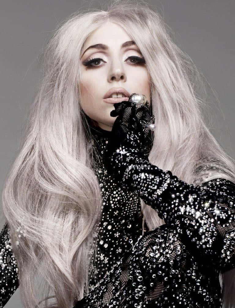 Lady Gaga struts her stuff in bejeweled lingerie