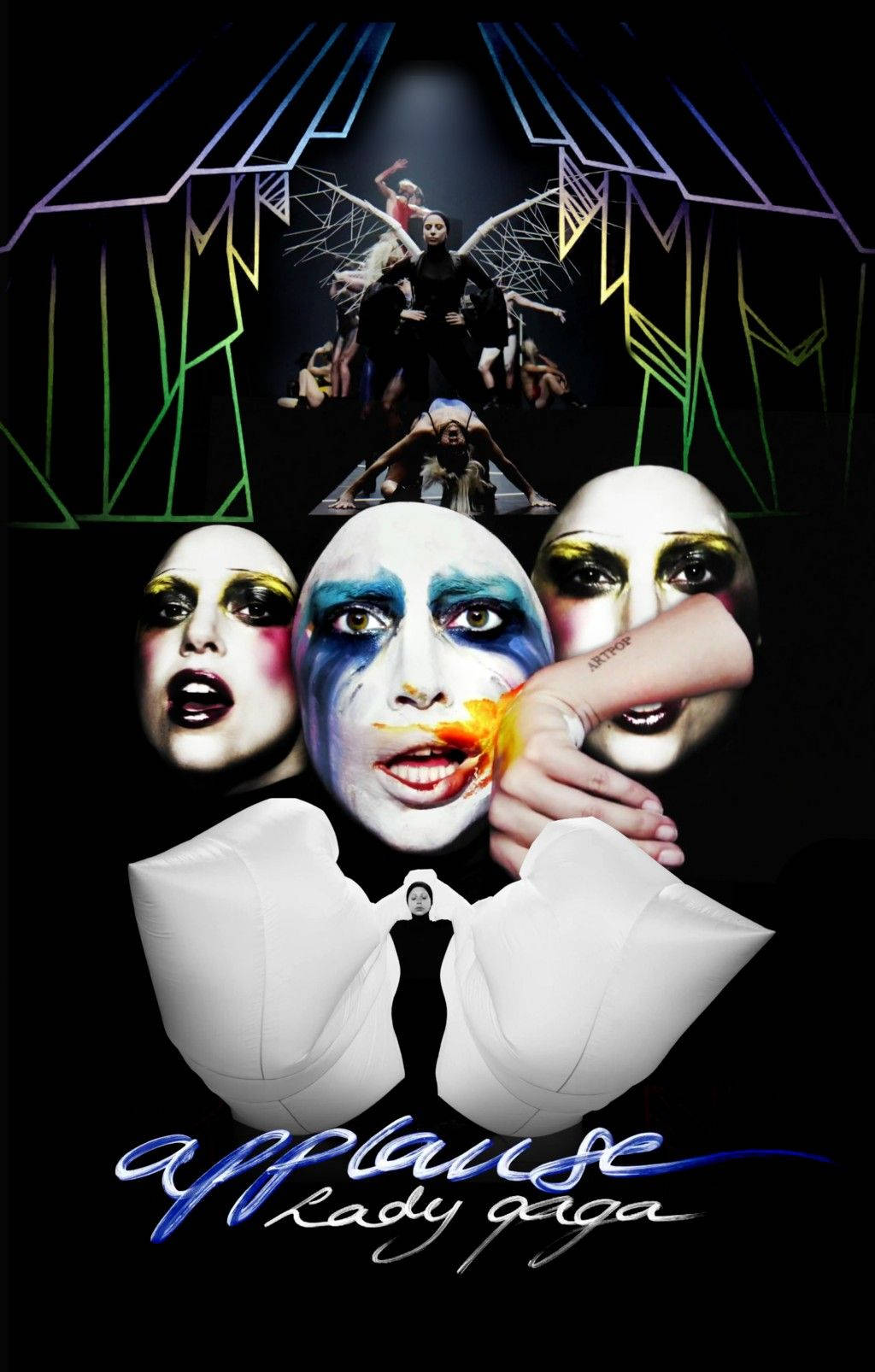 Lady Gaga Applause Poster Background