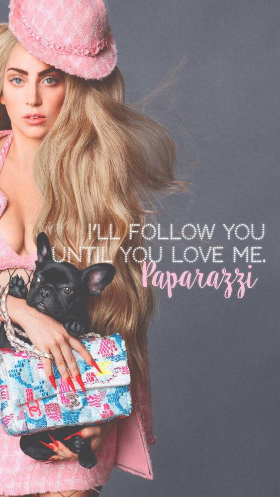 Lady Gaga Paparazzi Lyrics Background