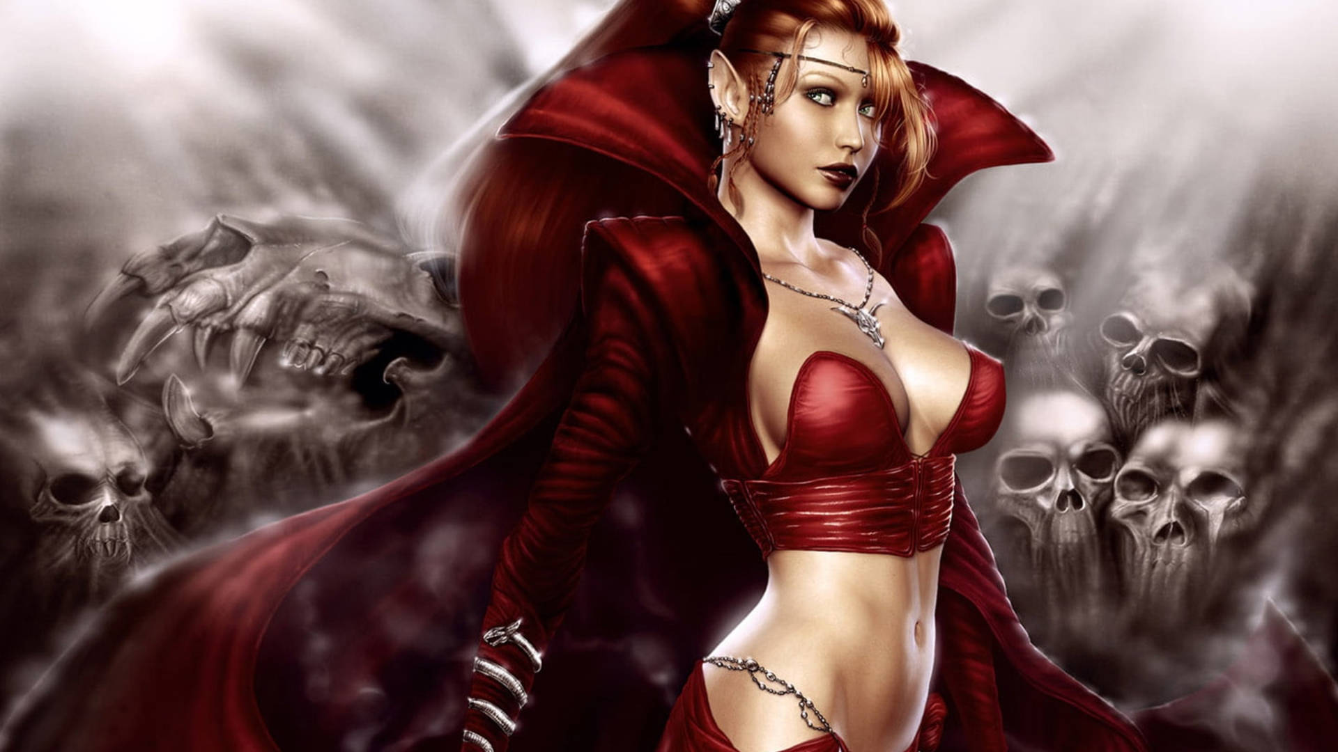 Lady In Red Vampire