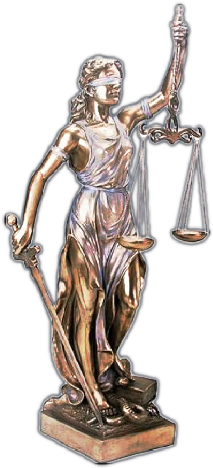 Lady Justice Statue PNG