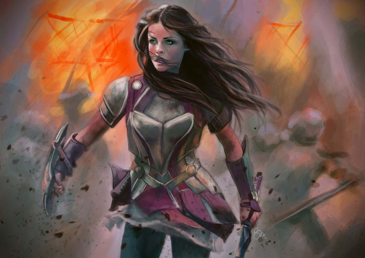 Lady Sif of Asgard. Wallpaper