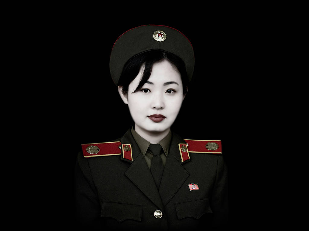 Lady Soldier Da Coreia Do Norte Papel de Parede