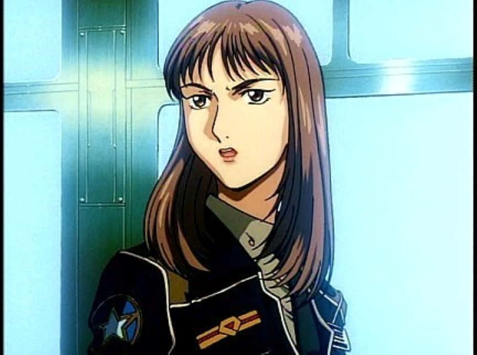 Lady Une, a Key Gundam Character Wallpaper