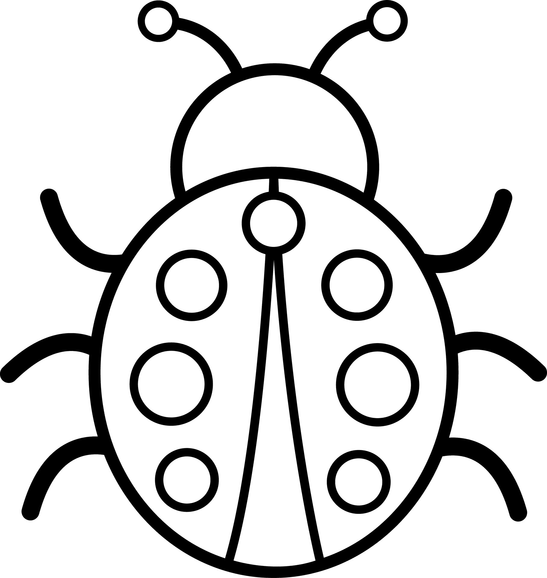 Ladybug Cartoon Vector PNG
