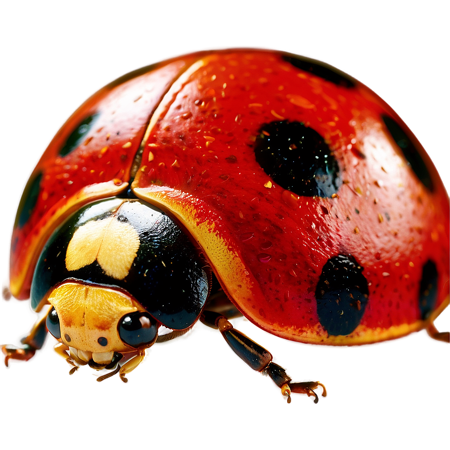 Ladybug Closeup Detail Png Lgh86 PNG