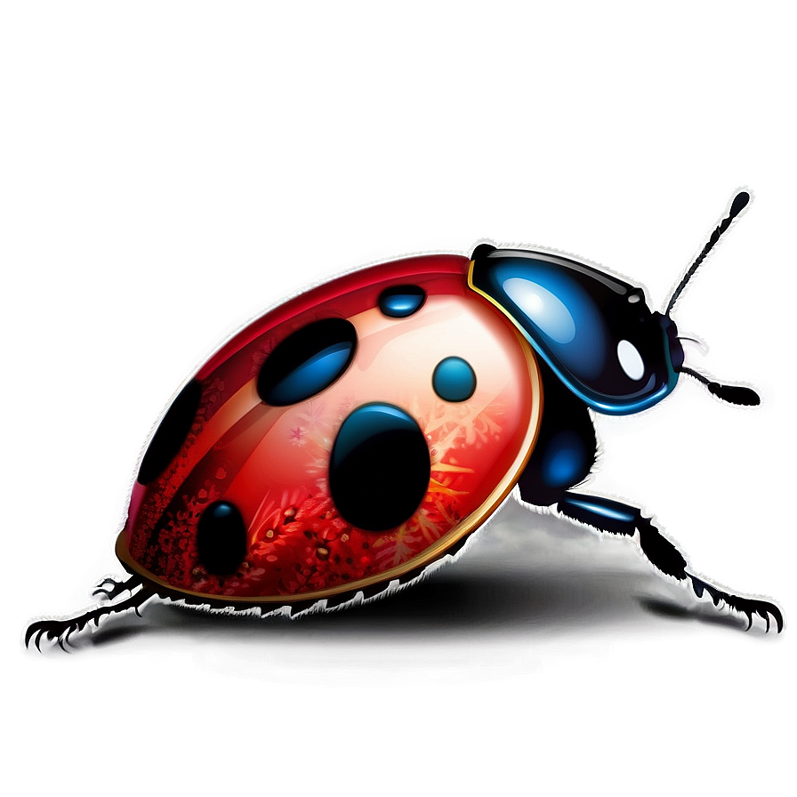 Ladybug Vector Art Png 05242024 PNG