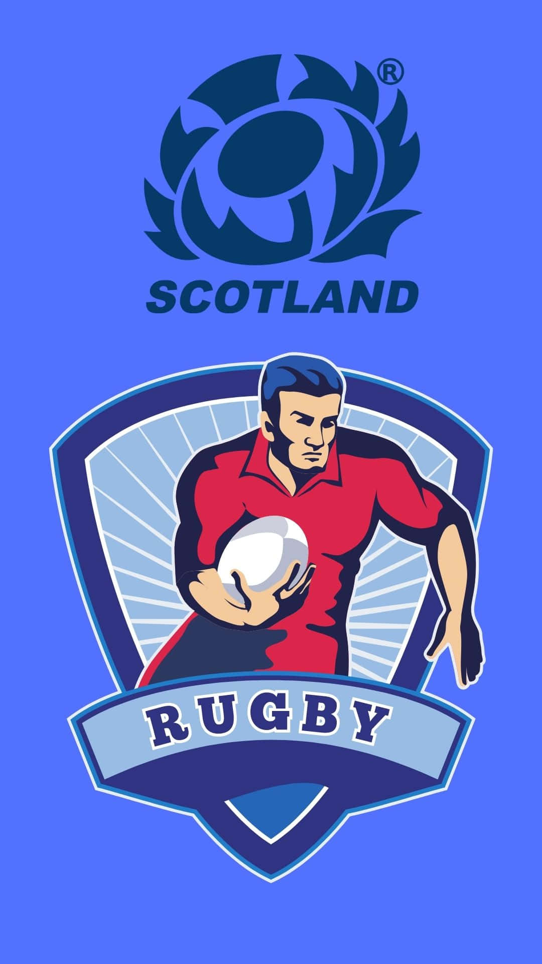 Laemoción Del Rugby De Escocia En Acción Fondo de pantalla