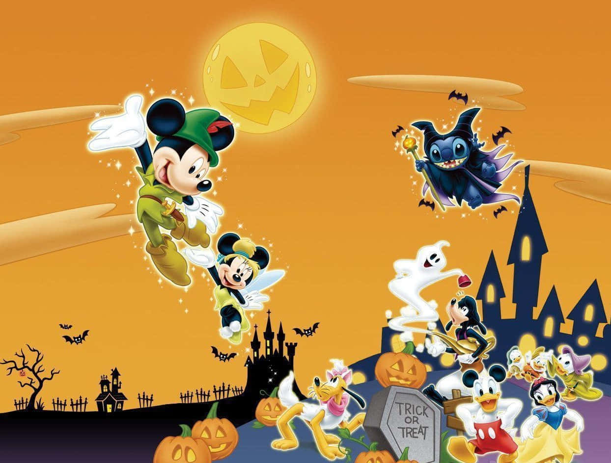 Laespeluznante Celebración De Halloween De Disney