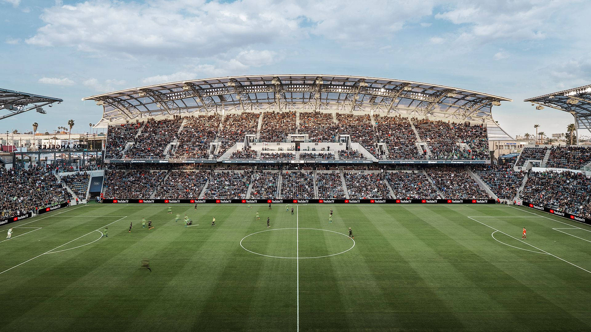 Lafc Football Field Mid-match Picture