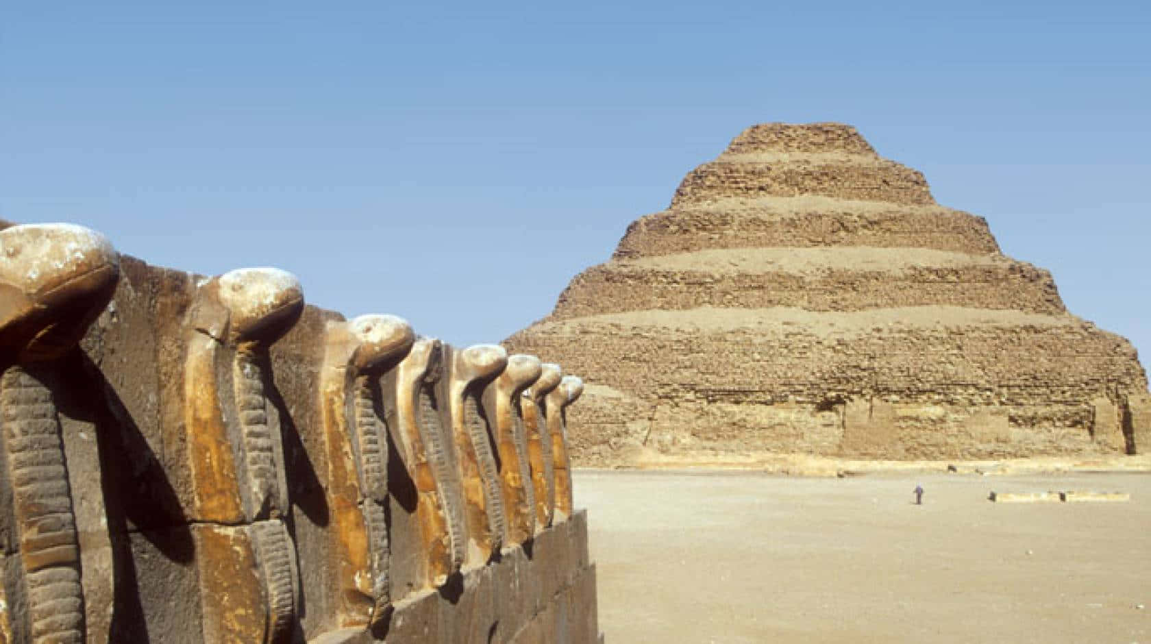 Lagrande Sfinge E Le Piramidi Di Giza Nell'antico Egitto