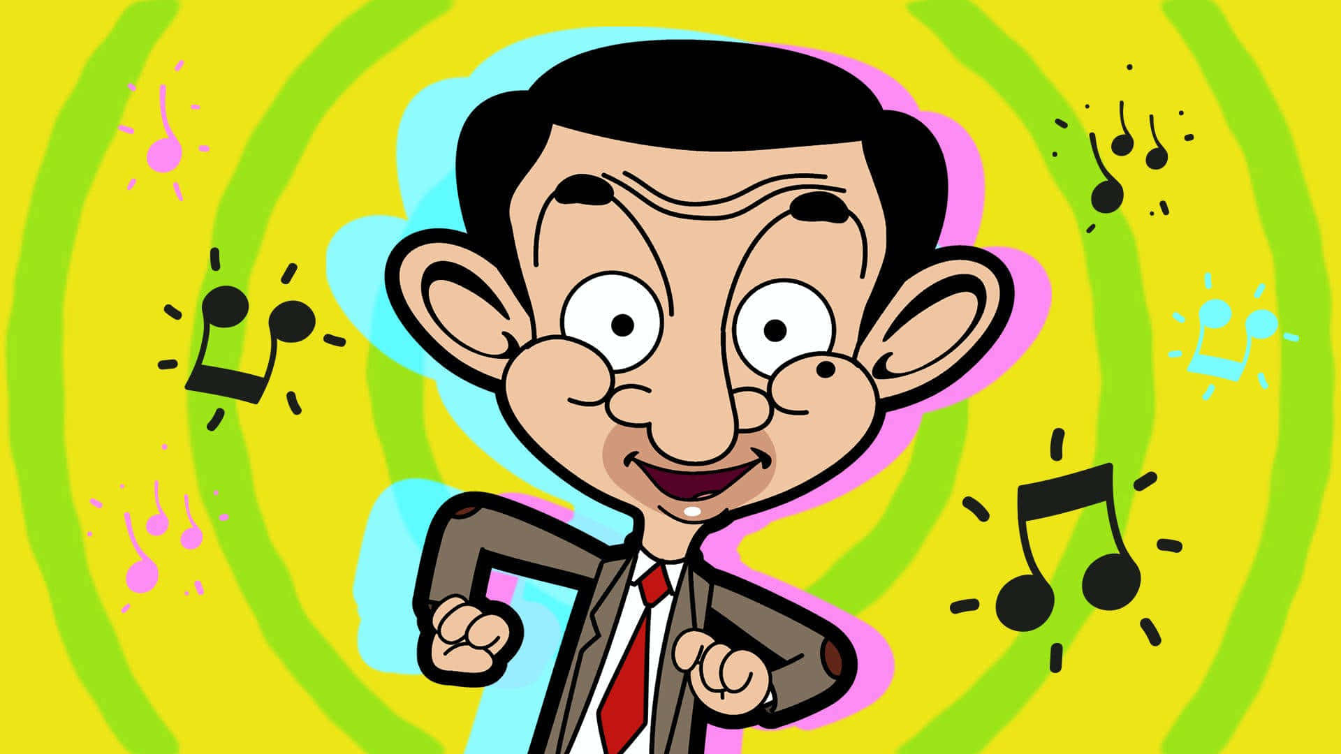 Lahilarante Aventura De Mr. Bean En Su Mini Cooper Verde.