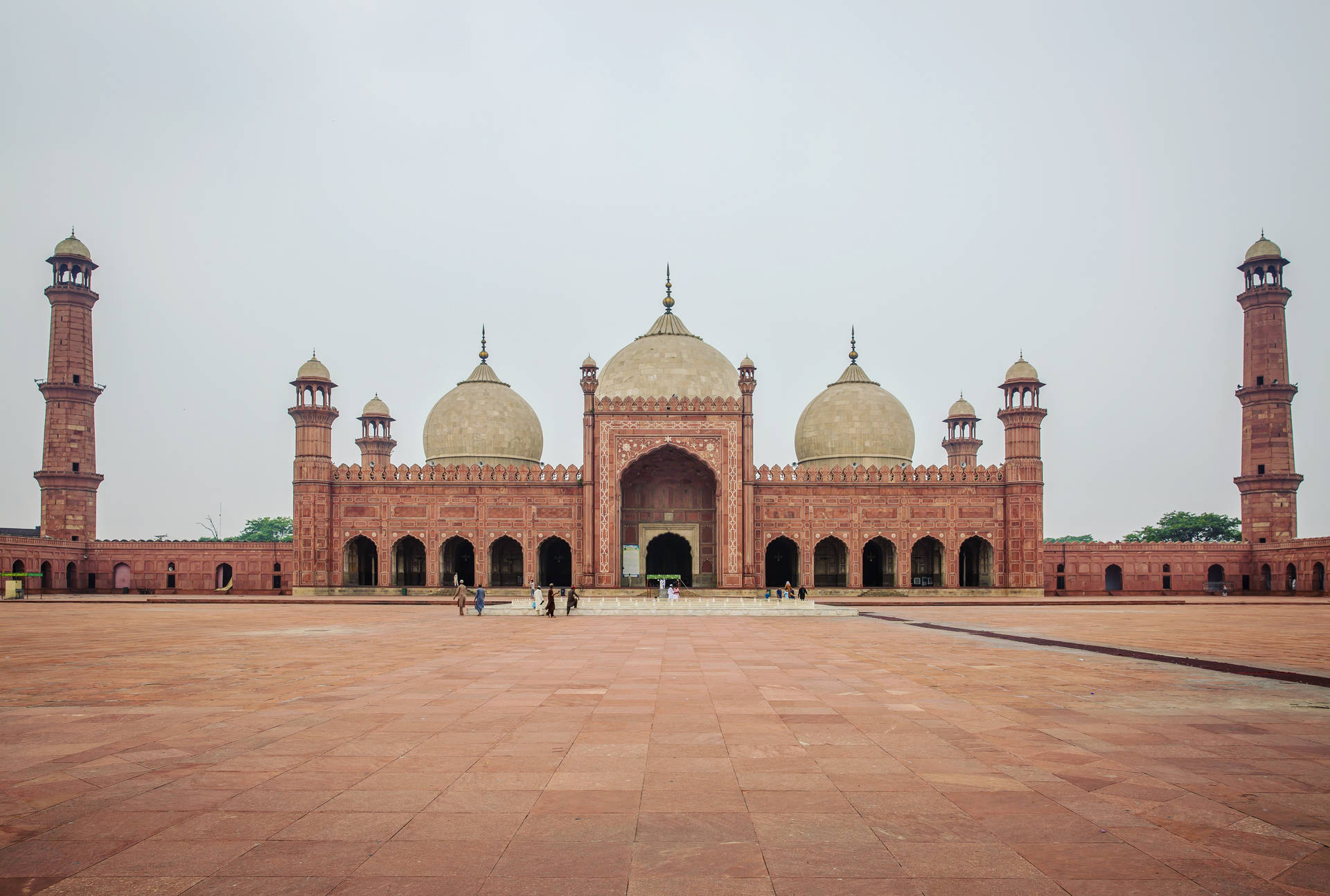 Moschea Di Lahore Badshahi Sfondo
